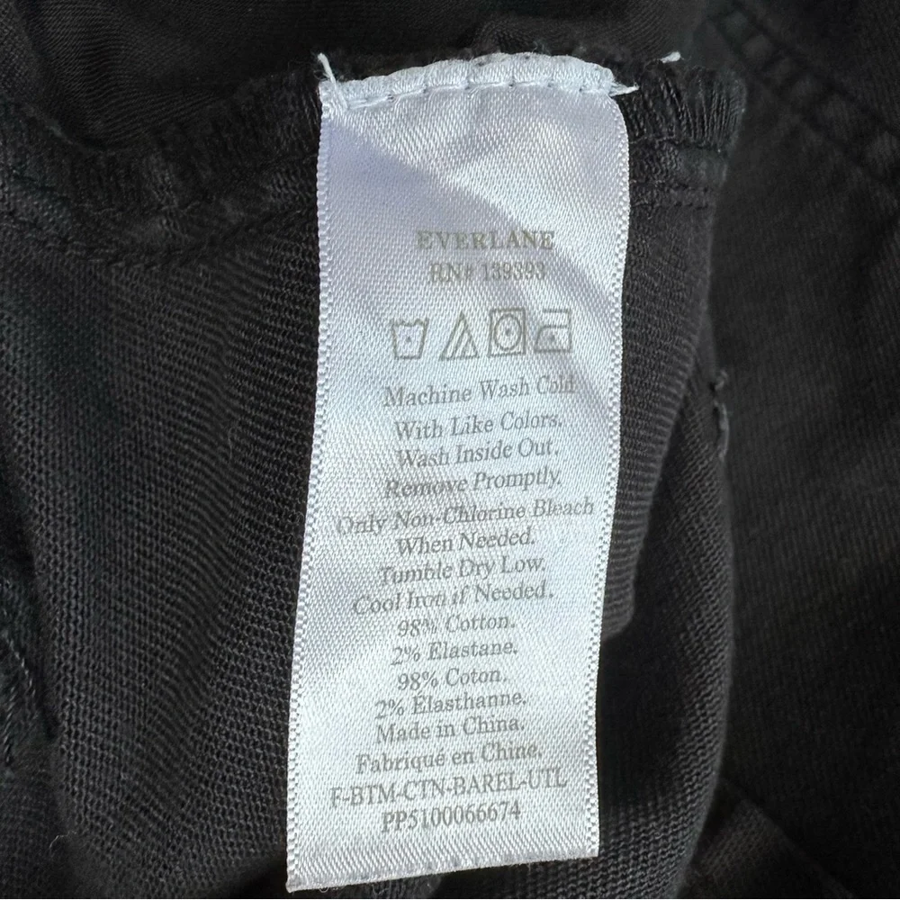 Everlane The Utility Barrel Pant in Black - Size 4 - Picture 10 of 16